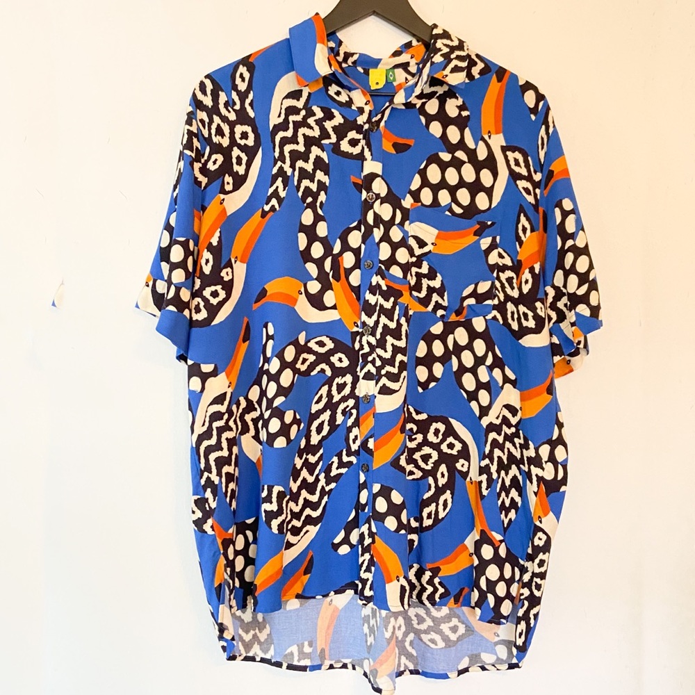 FARM Rio Toucan Print Buttonup